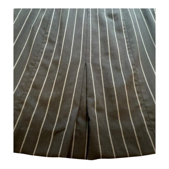 Club Monaco Black / Grey Wool Pinstripe Pencil Skirt - Size 4 - Picture 3 of 13